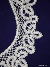 Вологодское кружево - воротник белый "Трилистник"