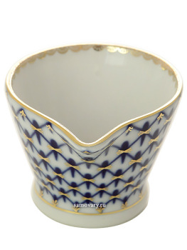 Соусник форма "Молодежная", рисунок "Кобальтовая сетка" 150 мл, Императорский фарфоровый завод