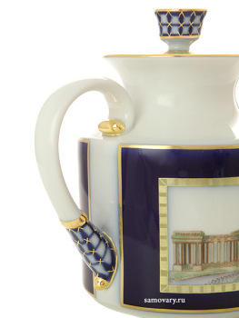 Чайник заварочный форма "Банкетная" рисунок "Классика Петербурга", Императорский фарфоровый завод
