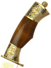 Сувенирный нож "Егерь" в кожаных ножнах, Златоуст