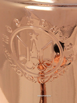 Электрический самовар 4 литра "Москва" с автоматическим отключением, конус старинный с медным покрытием, арт. 144544а