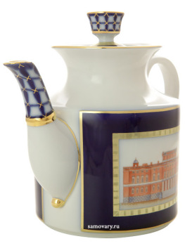 Чайник заварочный форма "Банкетная" рисунок "Классика Петербурга", Императорский фарфоровый завод