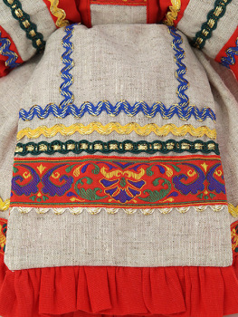 Кукла баба на чайник "Маня в сером"