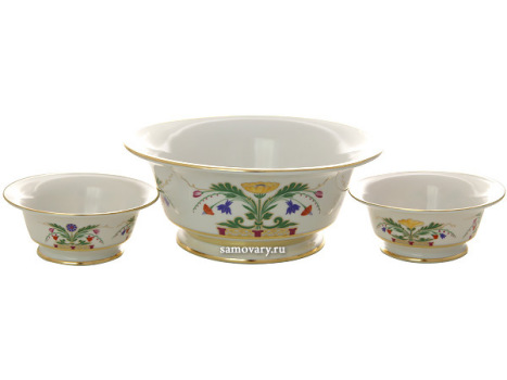 Столовый сервиз форма "Европейская", рисунок "Замоскворечье" 6/24, Императорский фарфоровый завод