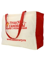 Фирменная сумка с ручками "Тульские самовары" 