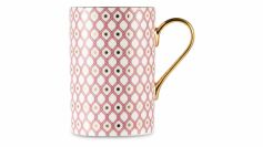 Бокал, кружка 400 мл, форма "Идиллия" рисунок "Коралл - 1", Императорский фарфоровый завод