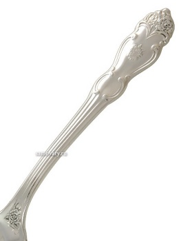 Набор для чая с подстаканником "Герб РФ" посеребренный Кольчугино