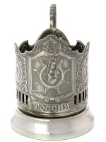 Никелированный подстаканник "Штурвал" Кольчугинский  