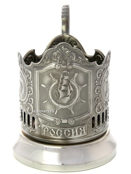 Никелированный подстаканник "Штурвал" Кольчугинский  