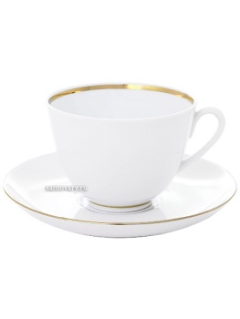 Чашка с блюдцем чайная форма "Весенняя", рисунок "Белоснежка", Императорский фарфоровый завод