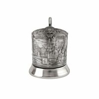 Никелированный подстаканник Кольчугино "Москва триумфальная"