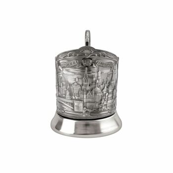 Никелированный подстаканник Кольчугино "Москва триумфальная"