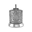 Подстаканник никелированный "Петр и Феврония" Кольчугино