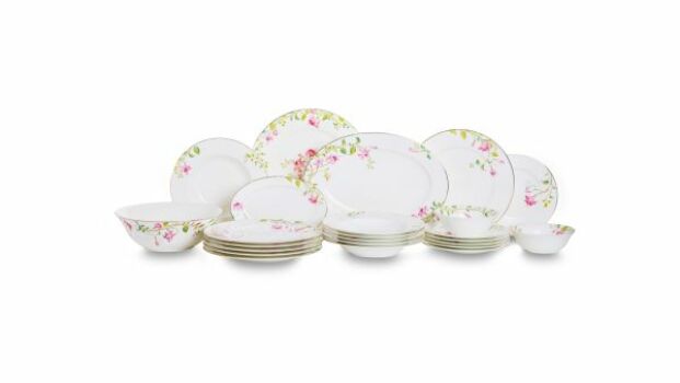 Сервиз столовый "Премиум" рисунок "Сад мечты", 24 предмета на 6 персон, Императорский фарфоровый завод