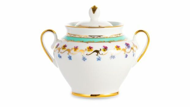 Сервиз чайный, форма "Весенняя-2" рисунок "Улыбка флоры", 20 предметов 6 персон, Императорский фарфоровый завод