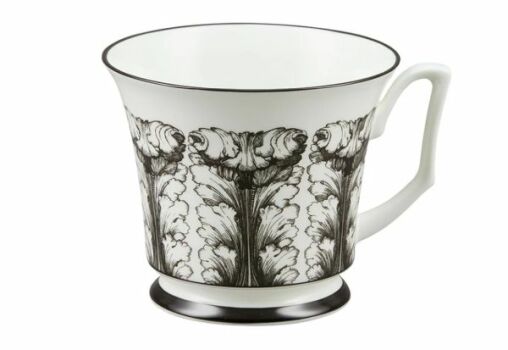 Чашка с блюдцем чайная форма "Юлия", рисунок "Сысоев. Волшебный сад IV", Императорский фарфоровый завод