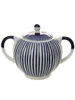 Сахарница форма "Тюльпан", рисунок "Французик", Императорский фарфоровый завод