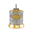 Подстаканник с позолотой "СССР - 15 Республик" Кольчугино